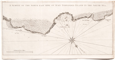 A Survey of the north east side of Juan Fernandes Island in the South Sea